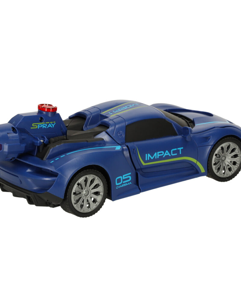 Sinine auto, mis muutub robotiks