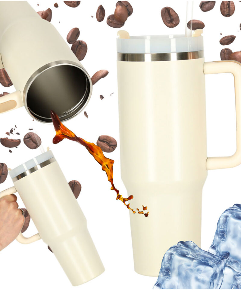 Suur termokruus kõrrega hoiab joogid kuumana