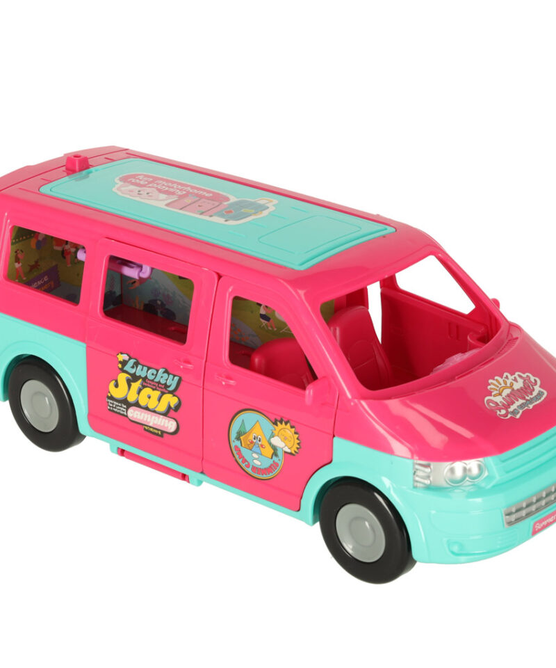 Värvikirev matkaauto lastele