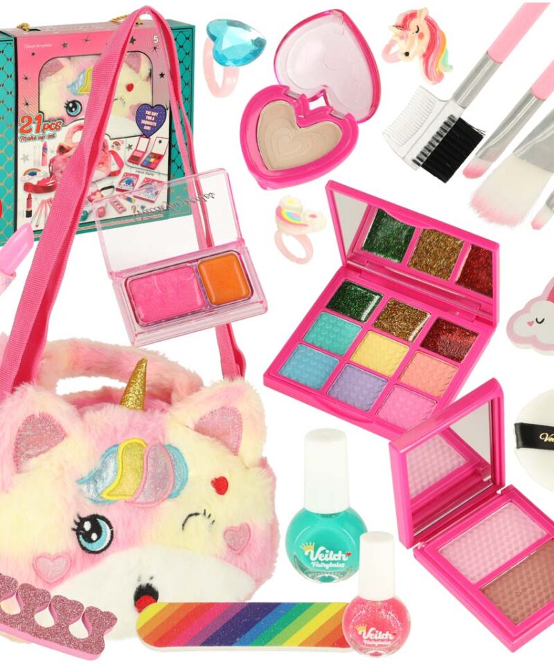 Laste meigikomplekt koos ükssarviku kotiga