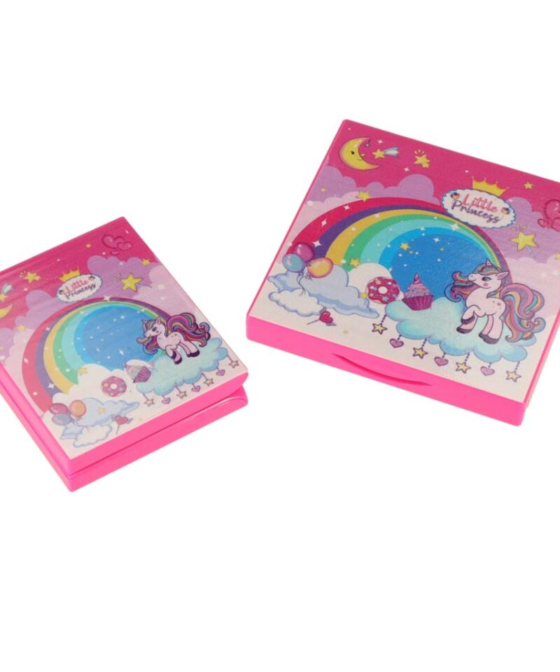 Pastelsetes toonides laste meigikomplekt