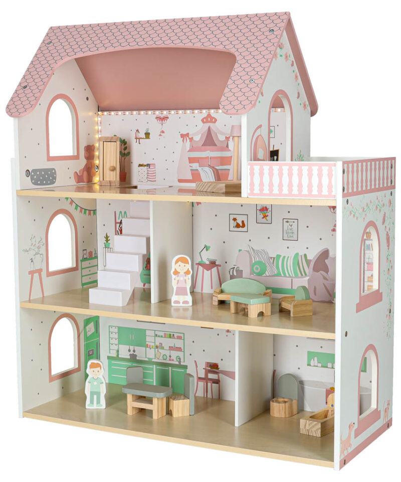 Nukumaja pastellsete värvidega