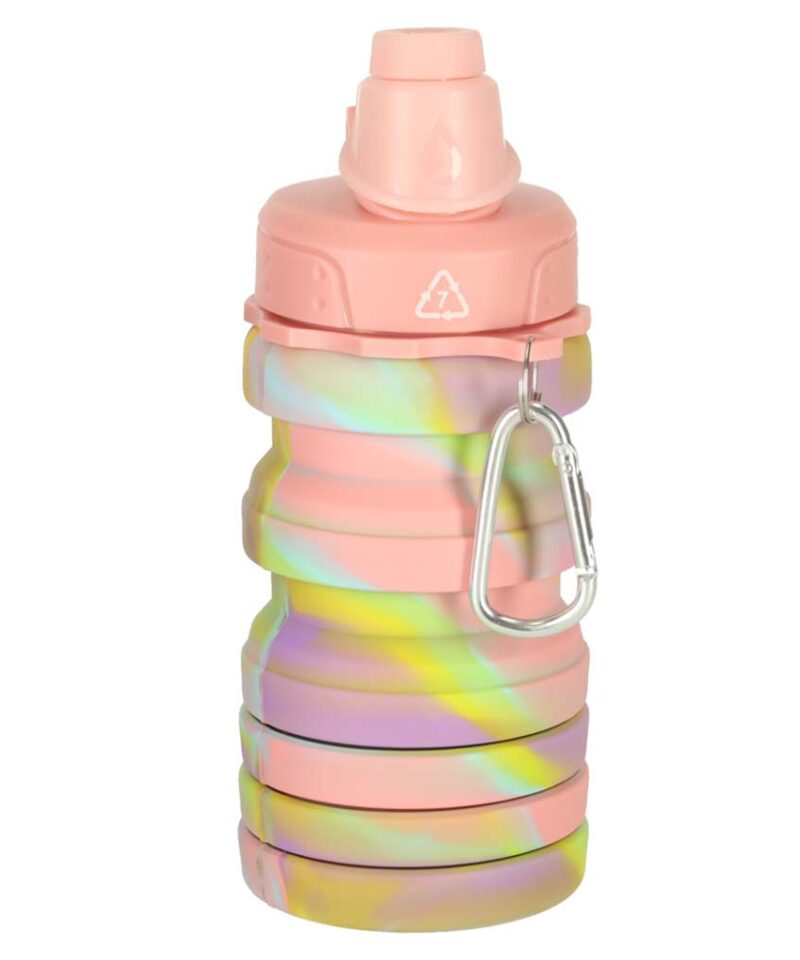 Värviline silikoonist joogipudel