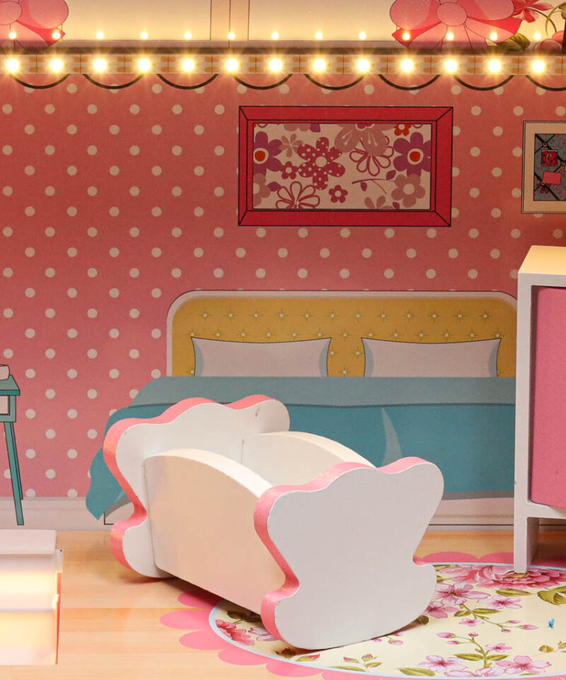 Nukkude mängumaja avatud toad