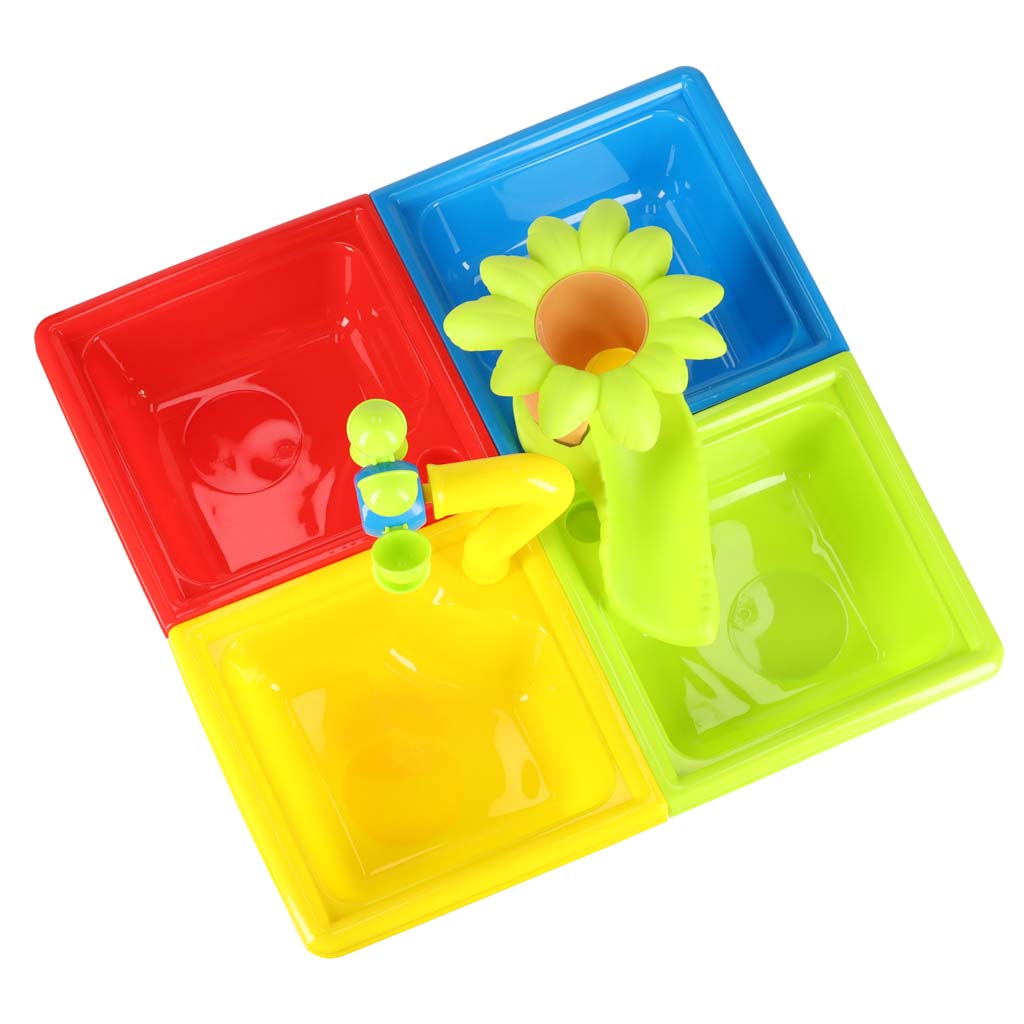 Laste veemängulaud koos aksessuaaridega