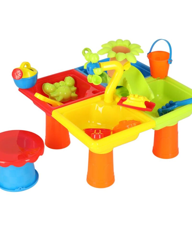 Laste veemängulaud koos aksessuaaridega