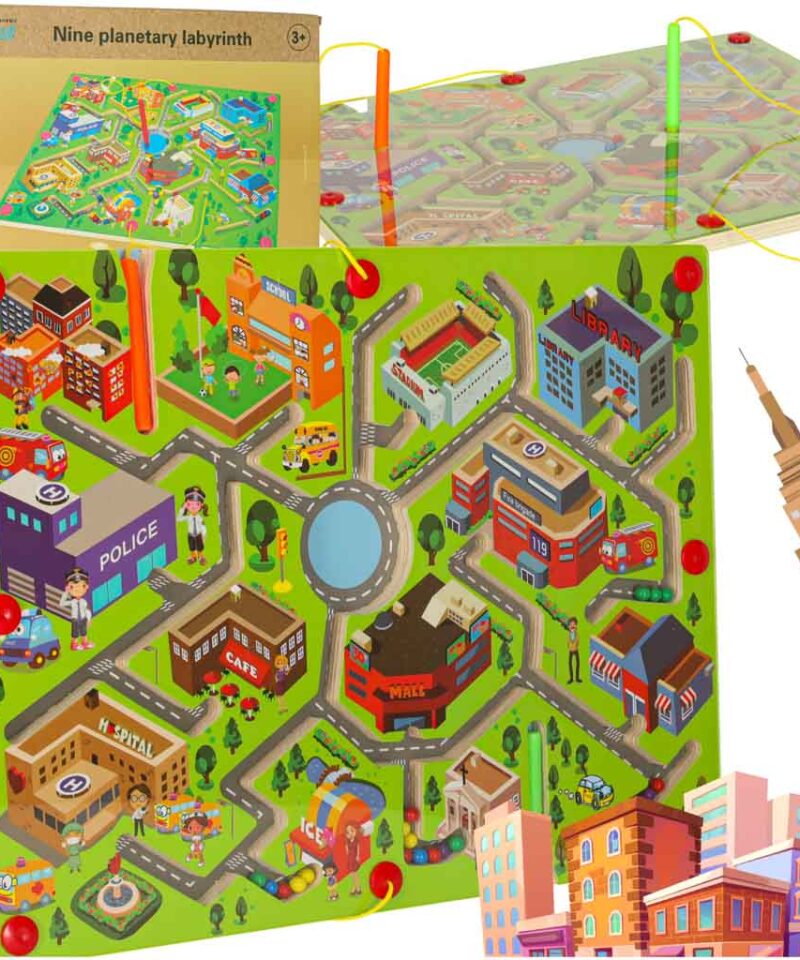 Magnetiline labürindimäng lastele