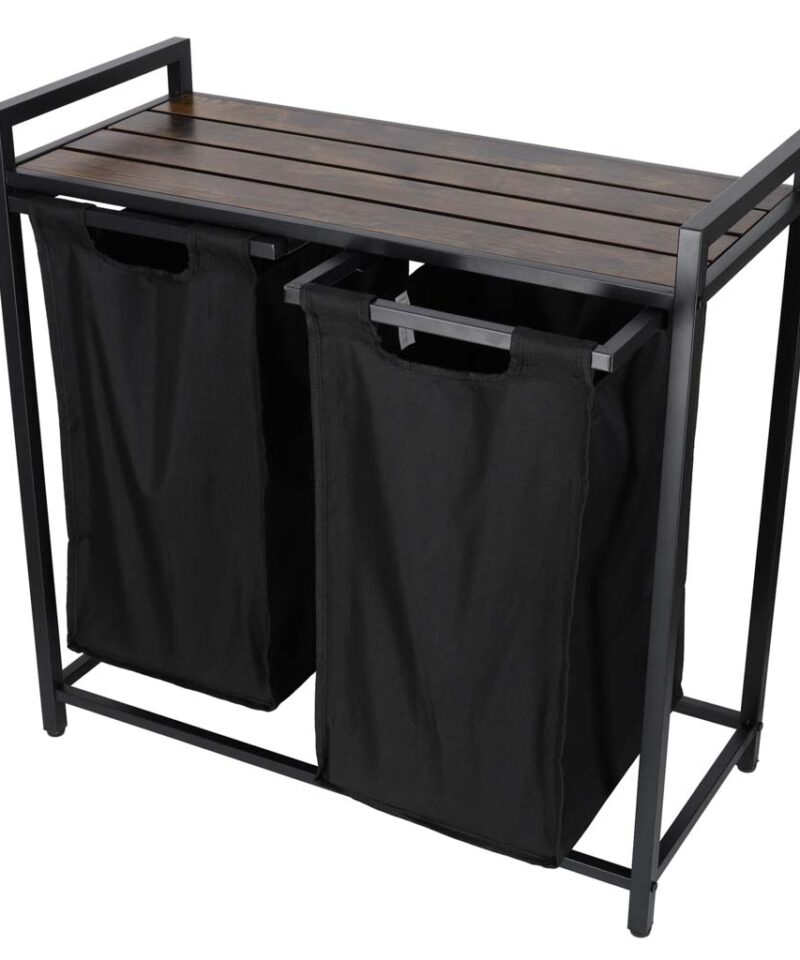 Praktiline pesukorv kahe sektsiooniga