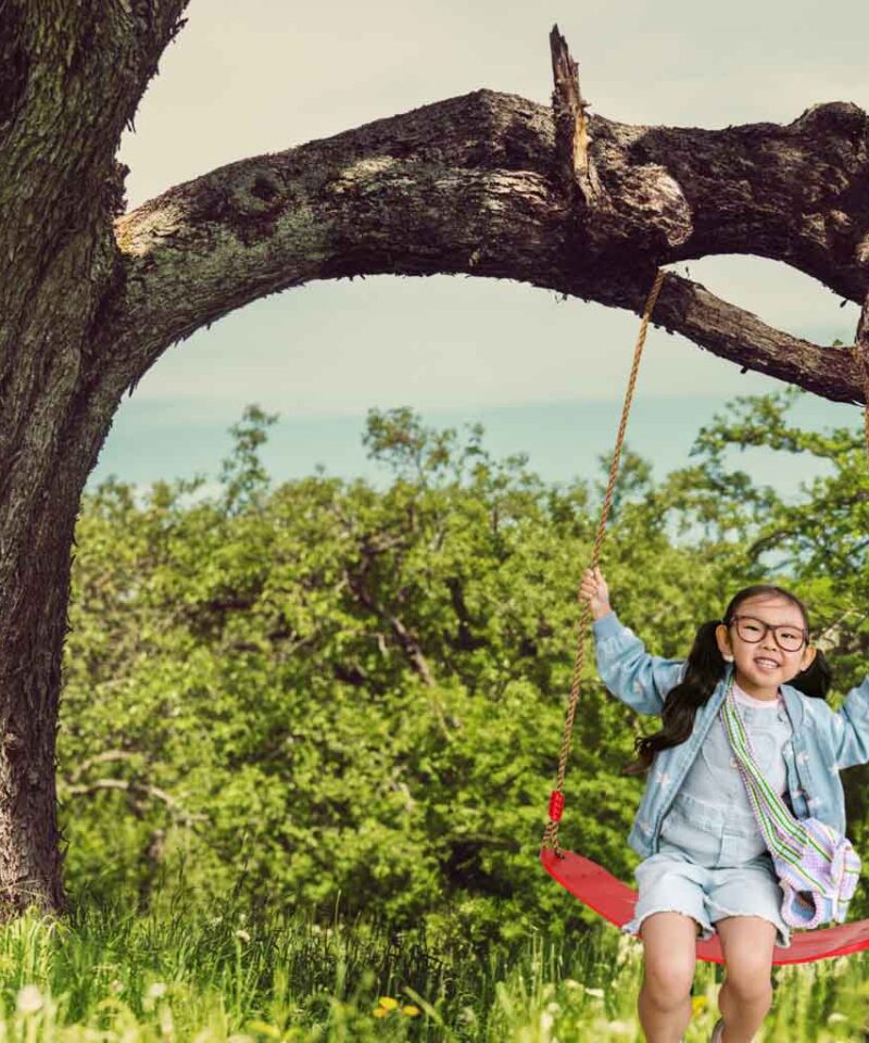 Lastele mõeldud aialaud kiik