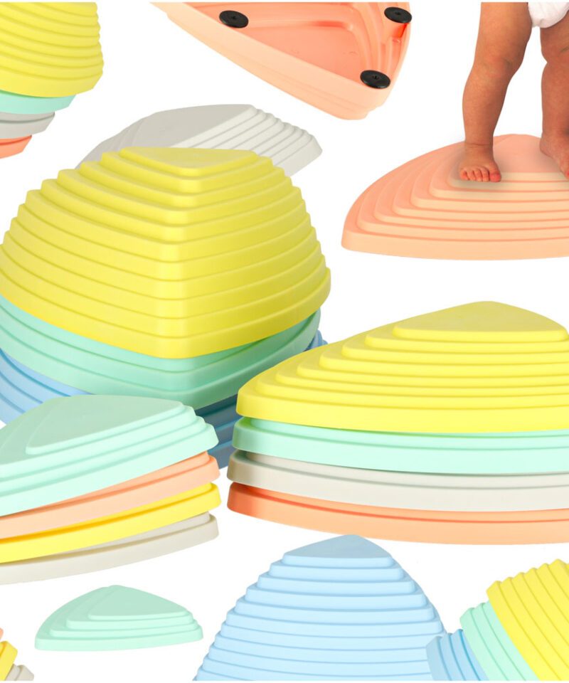 Sensoorne tasakaalukivide komplekt lastele mänguks