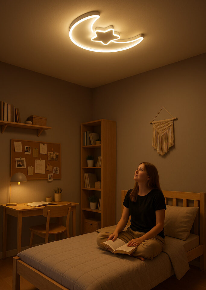 Kaugjuhitav lastetoa LED lamp