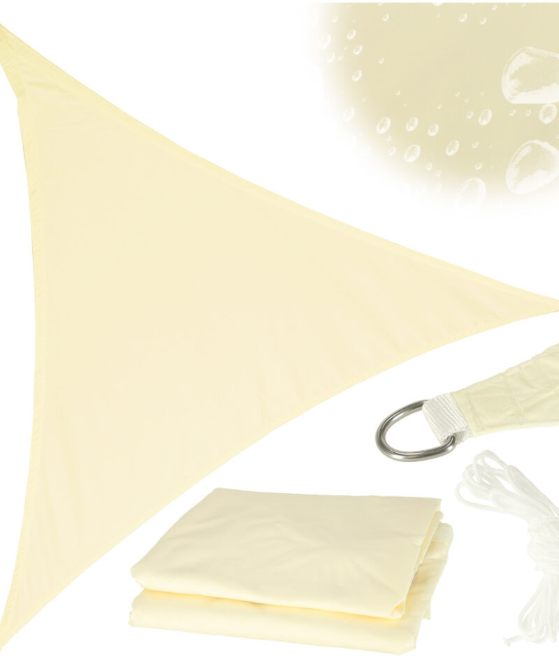 Kolmnurkne päikesevari aias