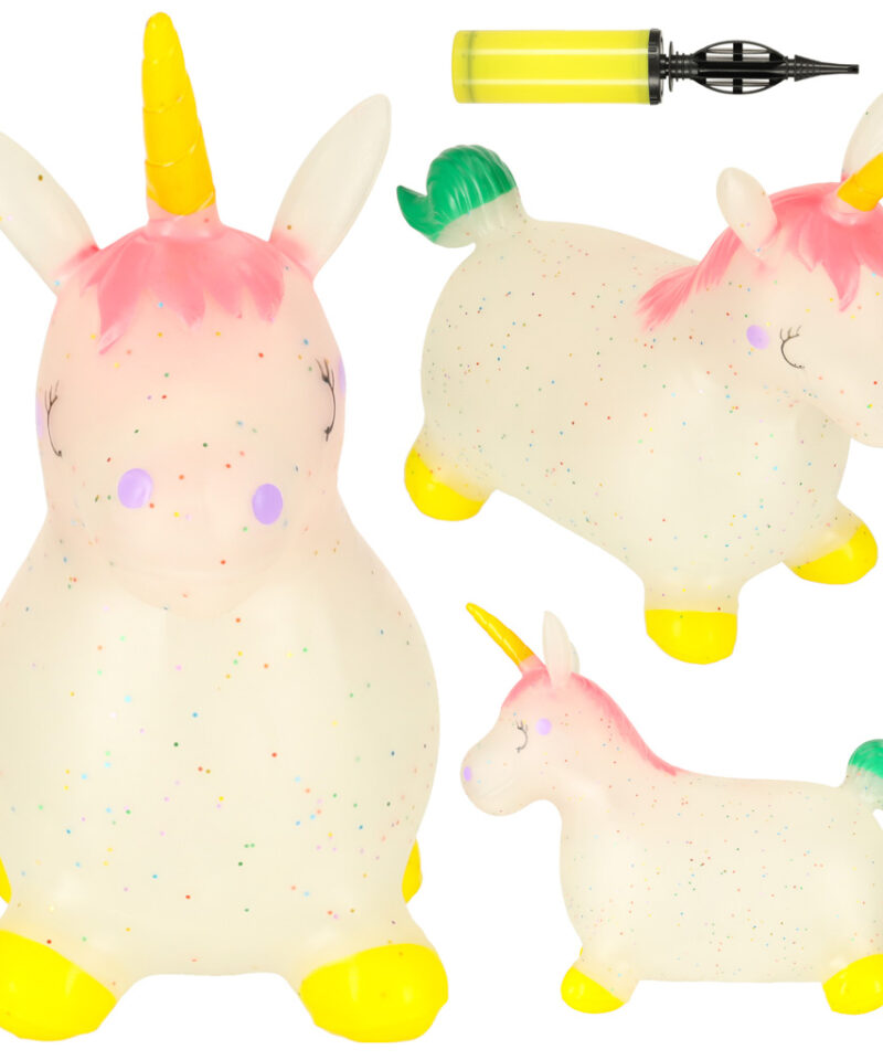 Laste hüppeloom pumbaga mängimiseks