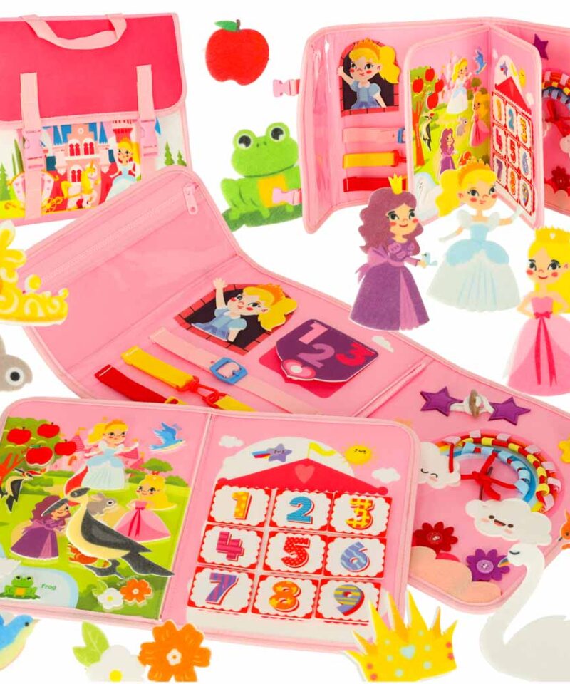 Kaasaskantav Montessori tegevustahvel lastele