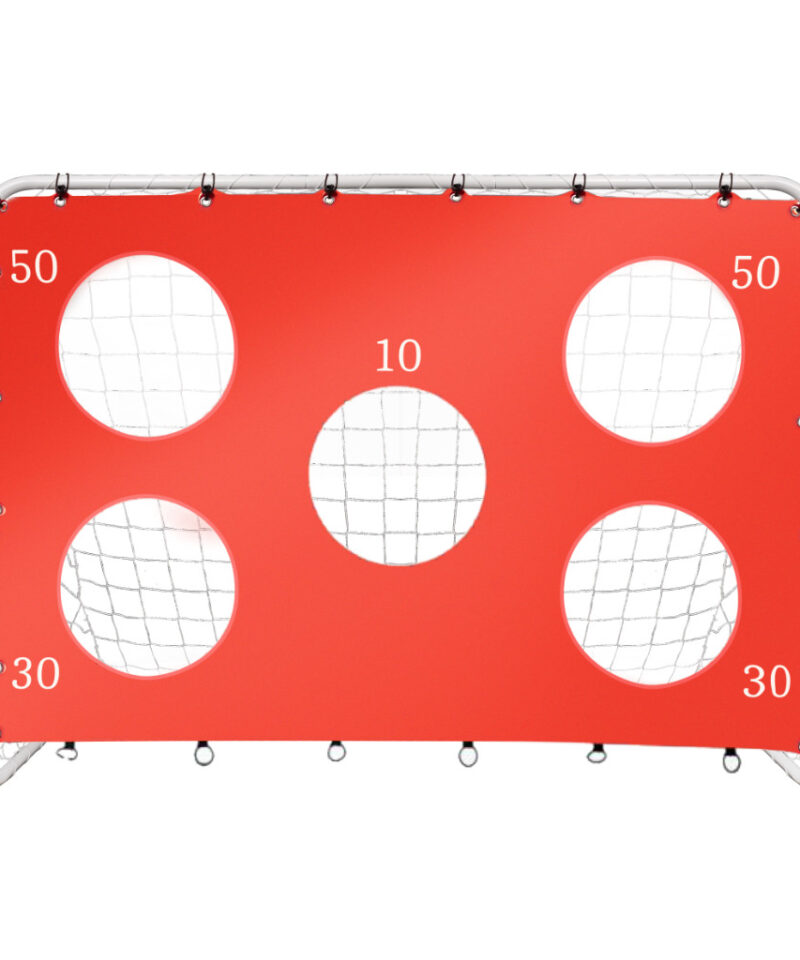 Jalgpallivärav koos täpsusmatiga