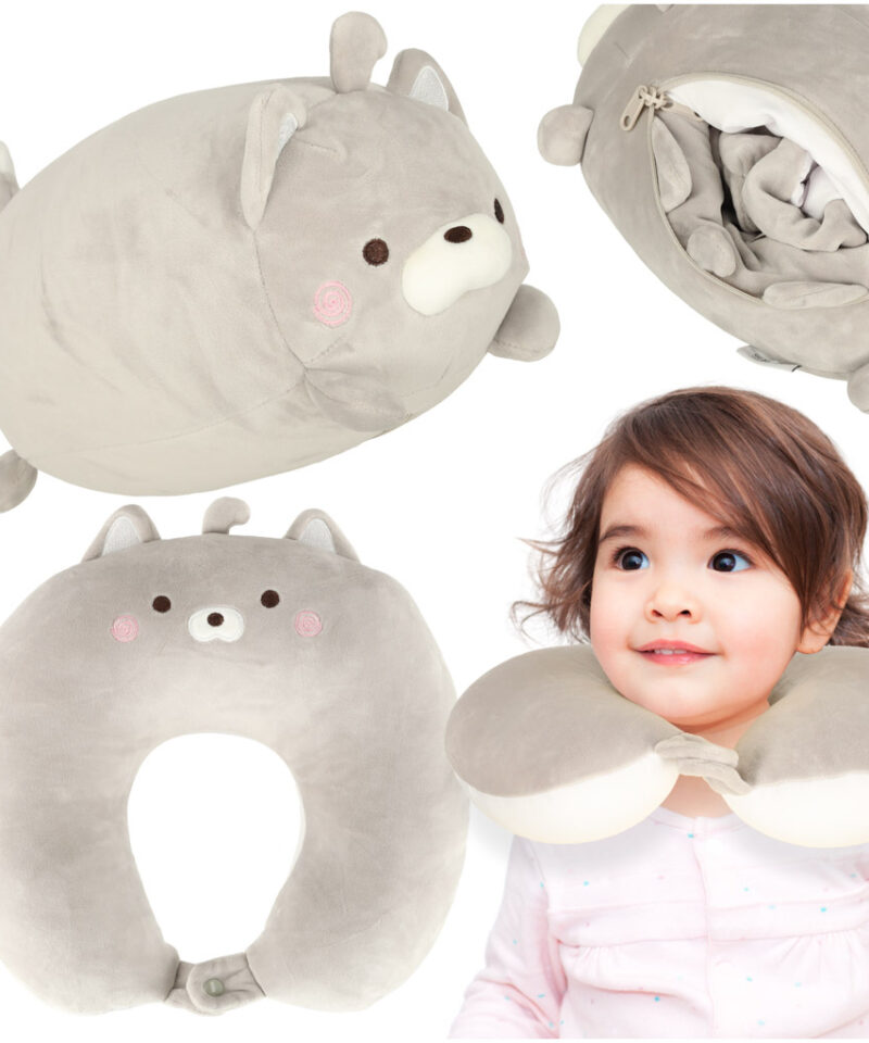 Kaks-ühes reisipadi ja maskott lastele