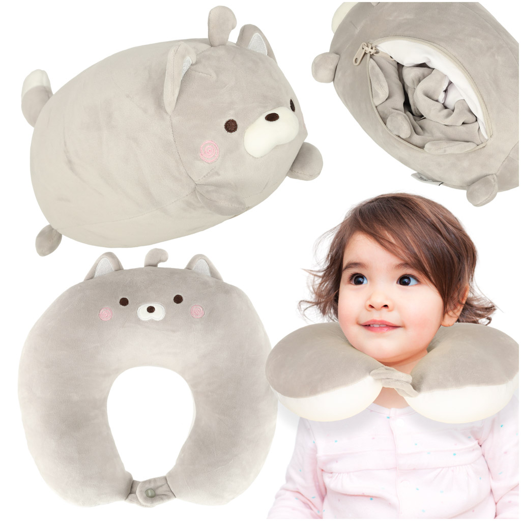 Kaks-ühes reisipadi ja maskott lastele