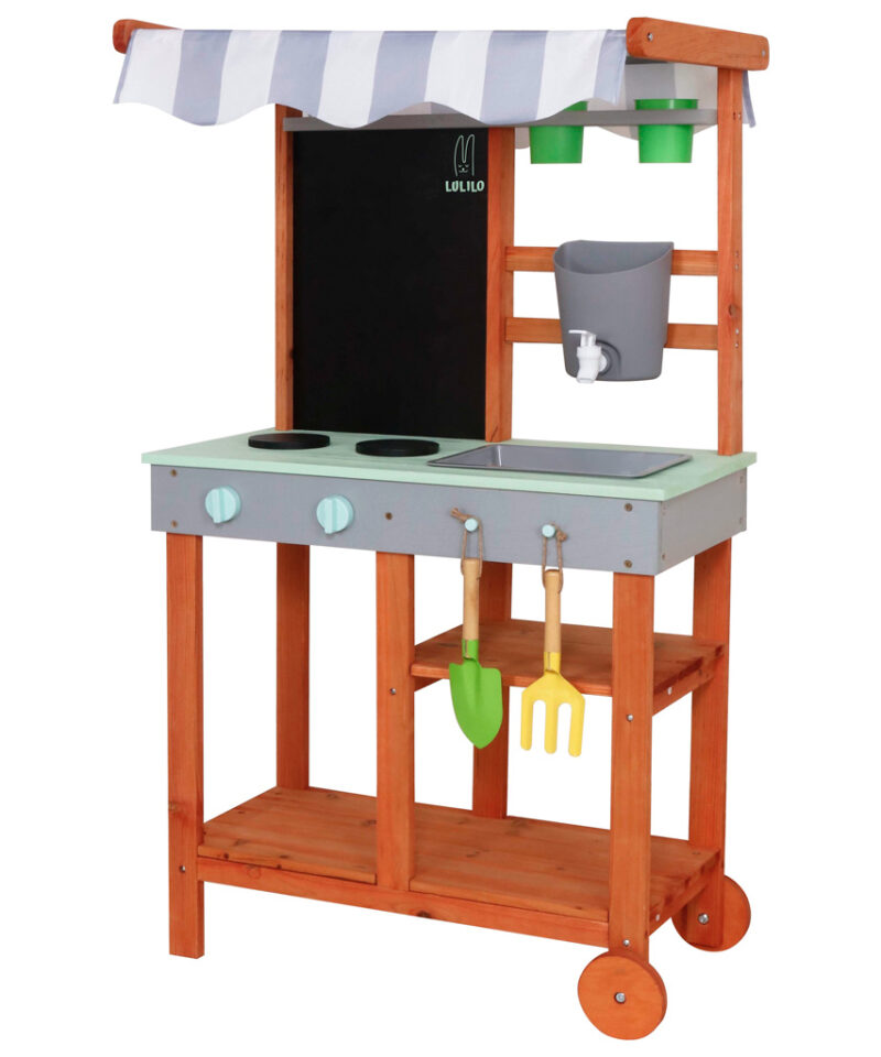 Vastupidav puidust aiaköök