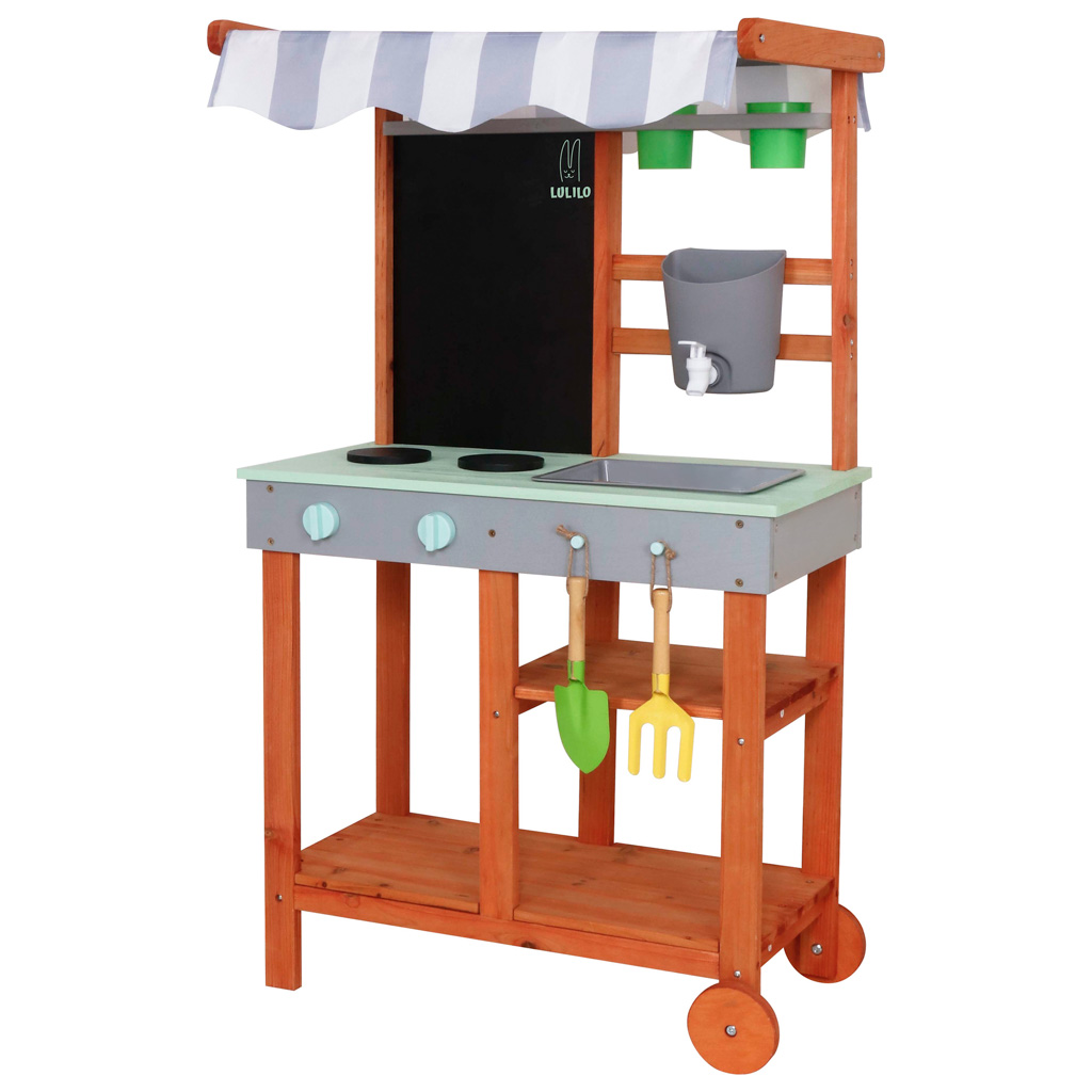 Vastupidav puidust aiaköök