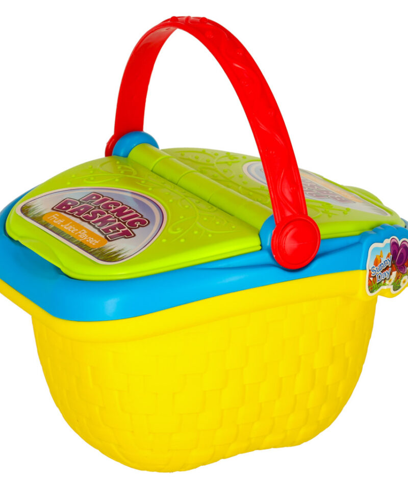 Värvikas piknikukorv lastele