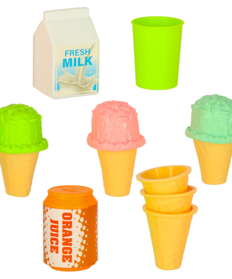 Jäätisemüüja mängukomplekt