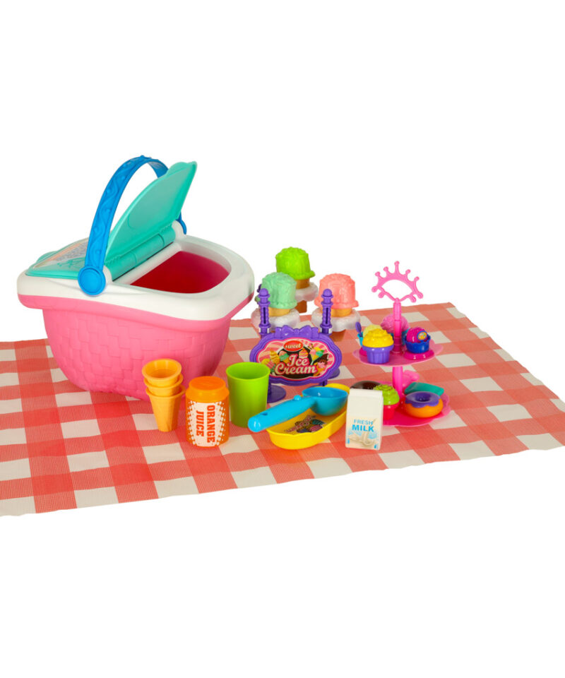 Laste loovust arendav piknikukorv