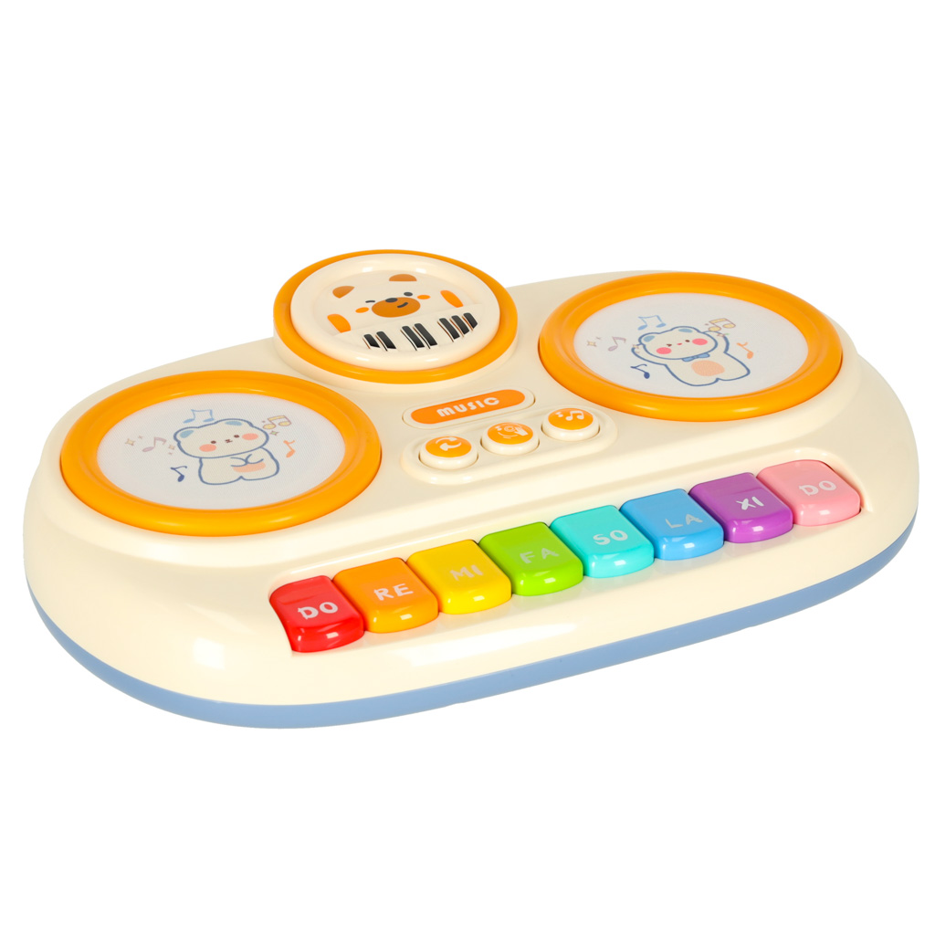 Laste klaverimänguasi värviliste klahvidega