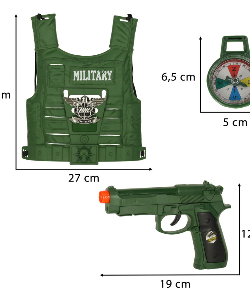 Loovust arendav sõdurikostüüm lastele