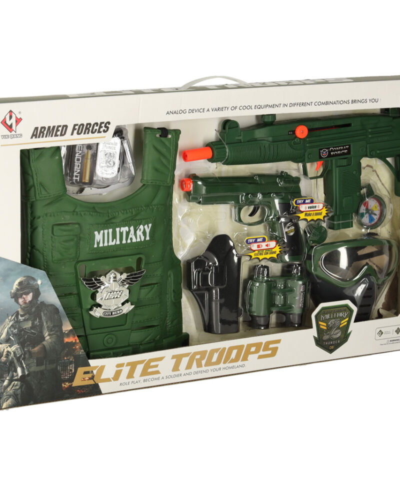 Loovust arendav sõdurikostüüm lastele