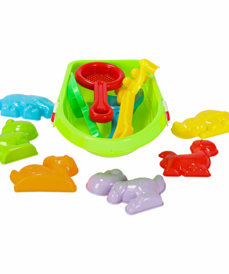 Värvilised liivavormid lastele