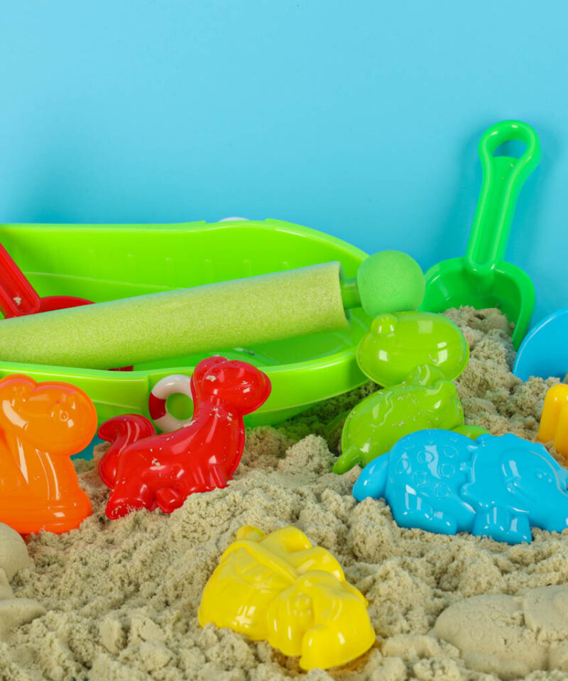 Lastele ohutud liivamänguasjad
