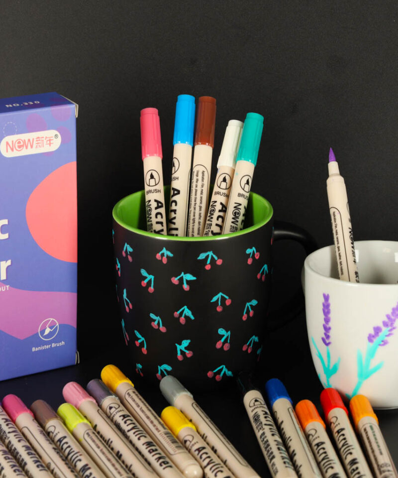 Akrüülmarkerid intensiivsete värvidega