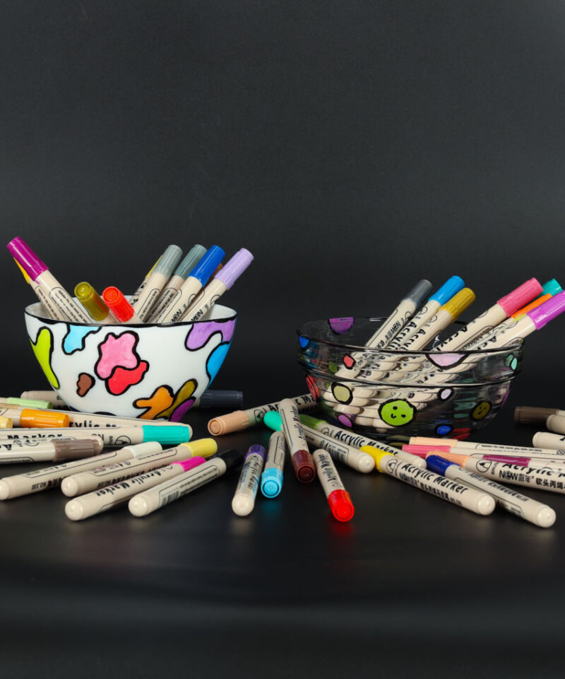 Loovuse arendamine veekindlate markeritega