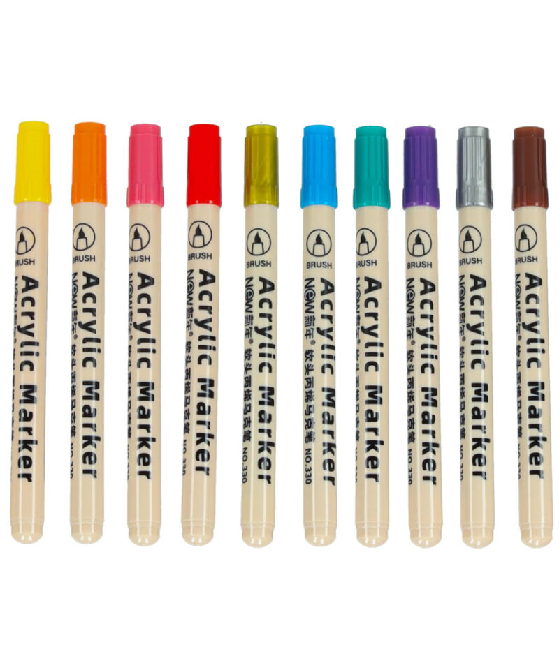 Erksad akrüülmarkerid kunstiks