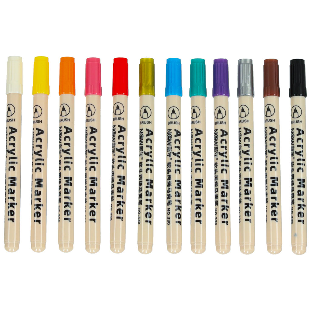 Erksad akrüülmarkerid kunstiks