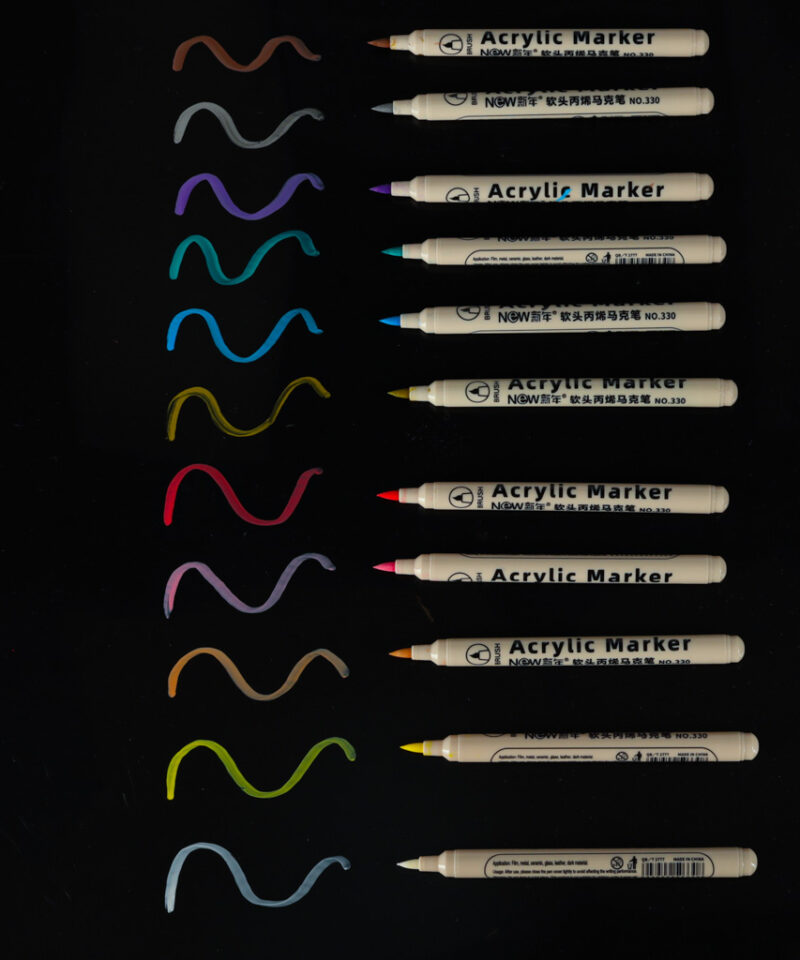 Detailne joonistamine akrüülmarkeritega