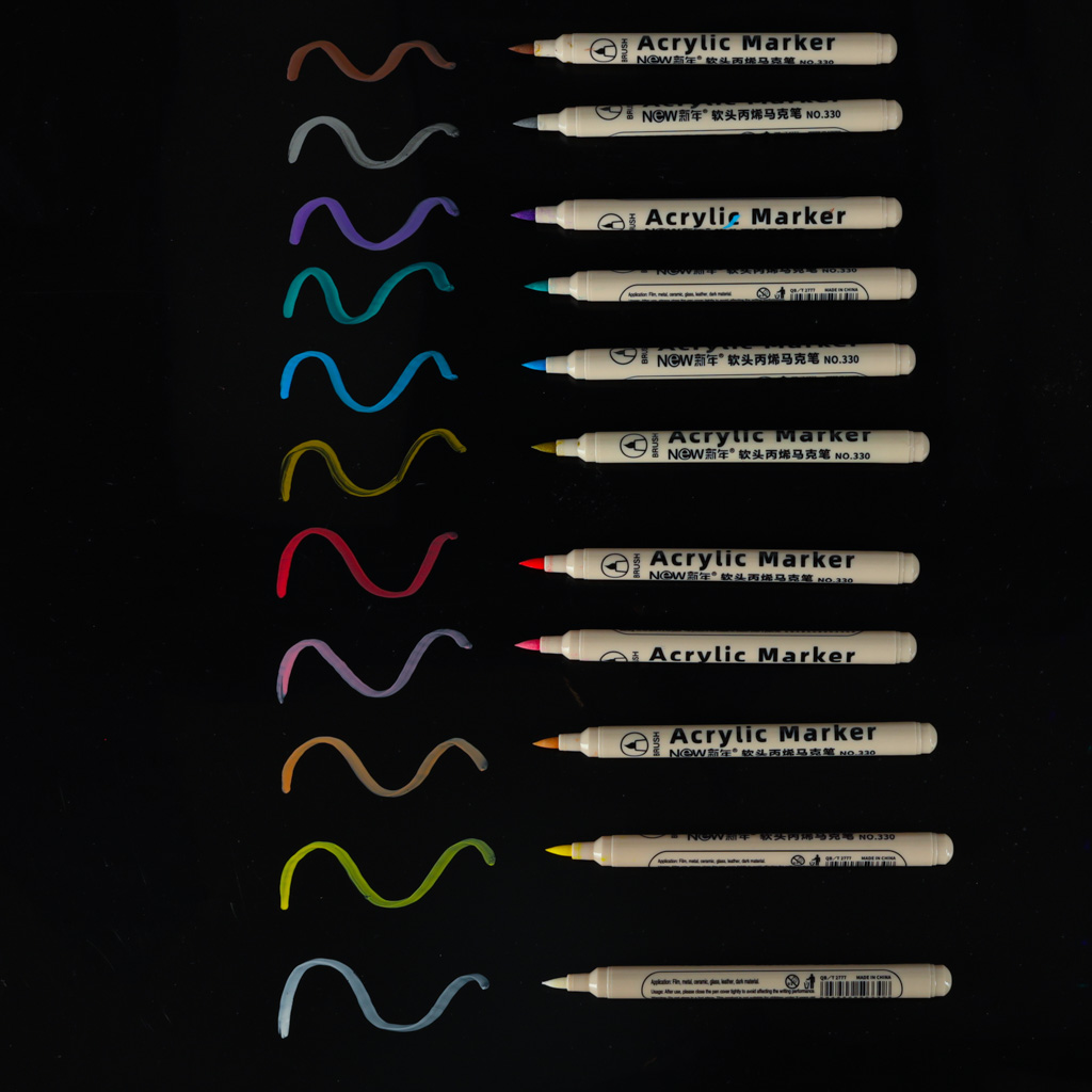 Detailne joonistamine akrüülmarkeritega