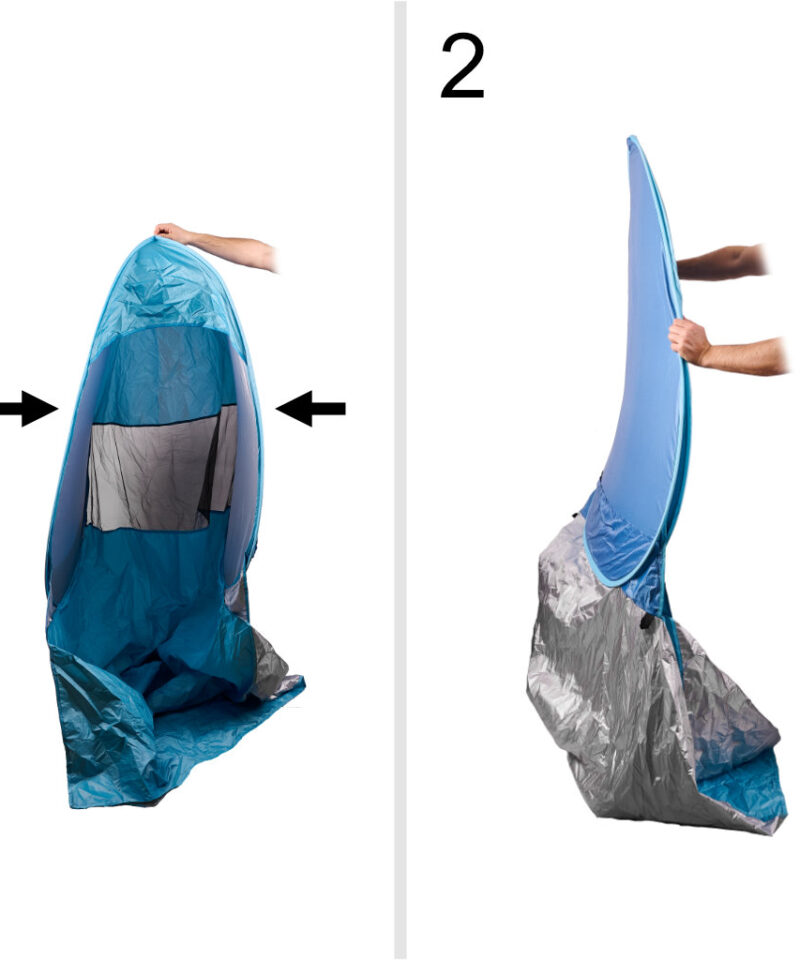 Veekindel rannatelk kaitseks vihma eest