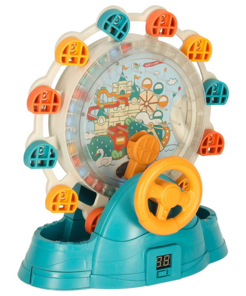 Värvikas ja pöörlev karussell