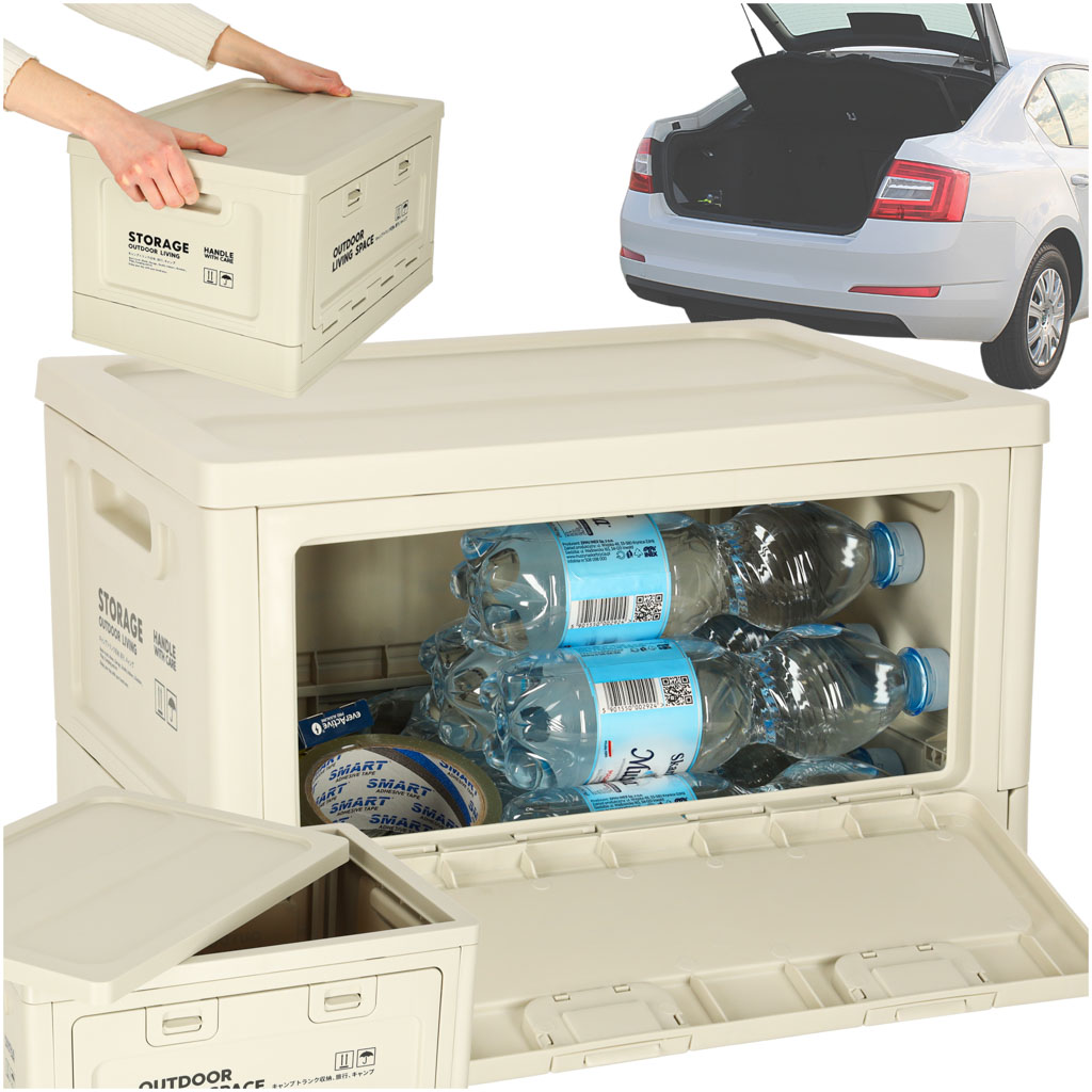 Kokkupandav auto pagasiruumi karp autos