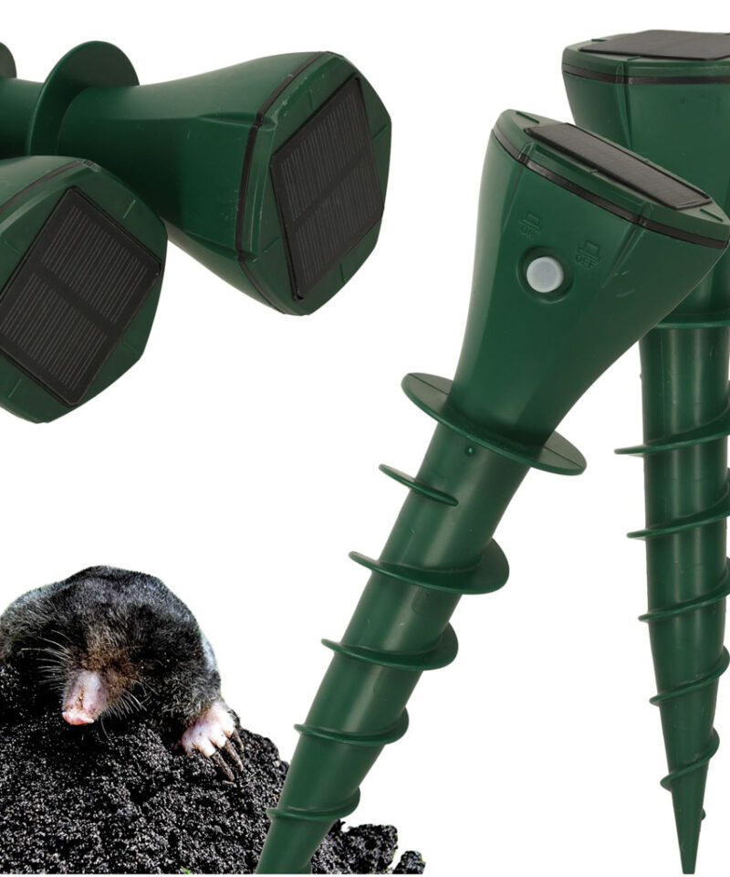 Päikesepatareiga mutipeletaja aias