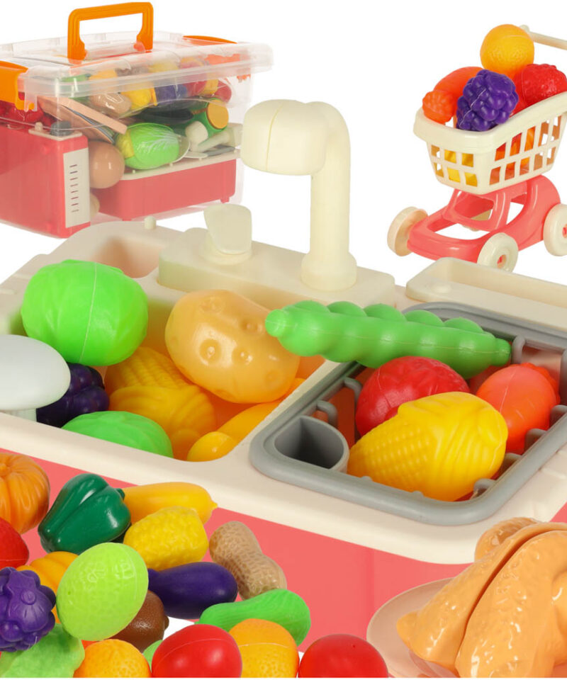 Laste köögimängu komplekt 54 osaga köögis