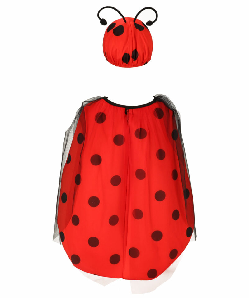 Lepatriinu kostüüm elastse mütsiga