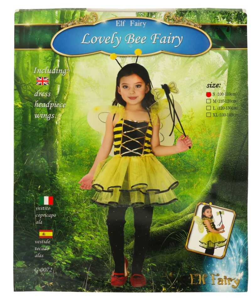 Mesilase kostüüm tüdrukutele peoks