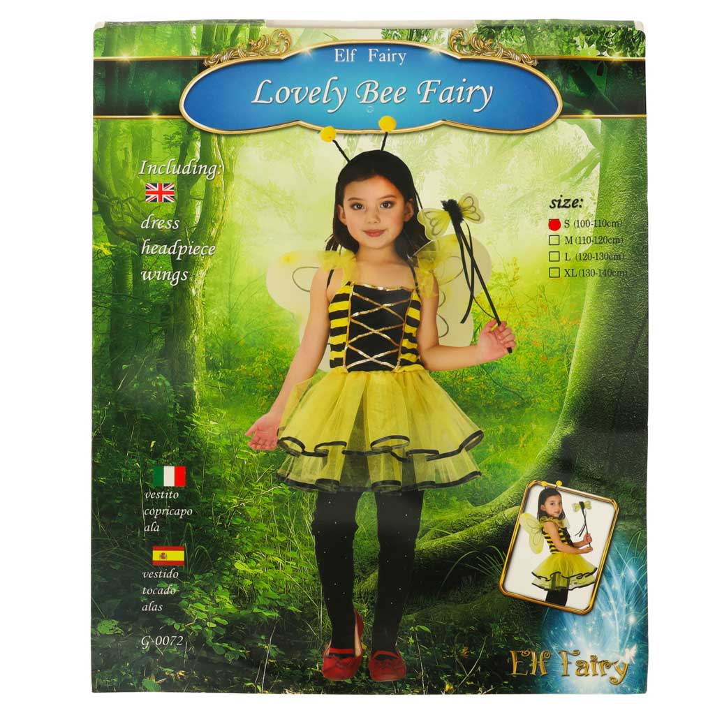 Mesilase kostüüm tüdrukutele peoks