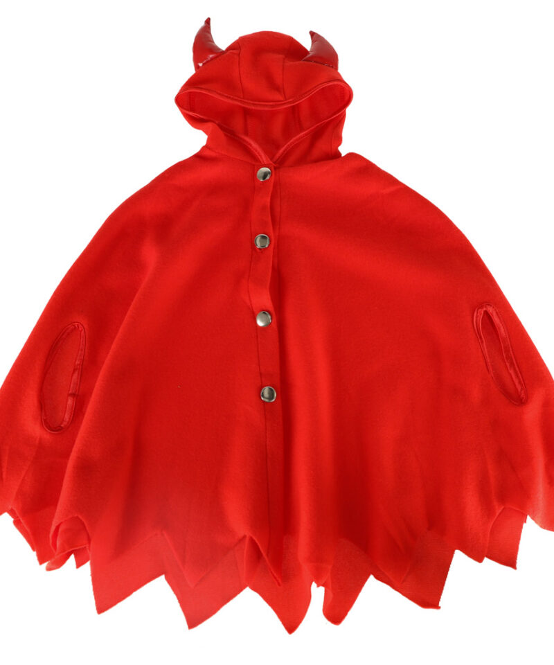 Laste karnevalikostüüm väike kuradike punastes toonides