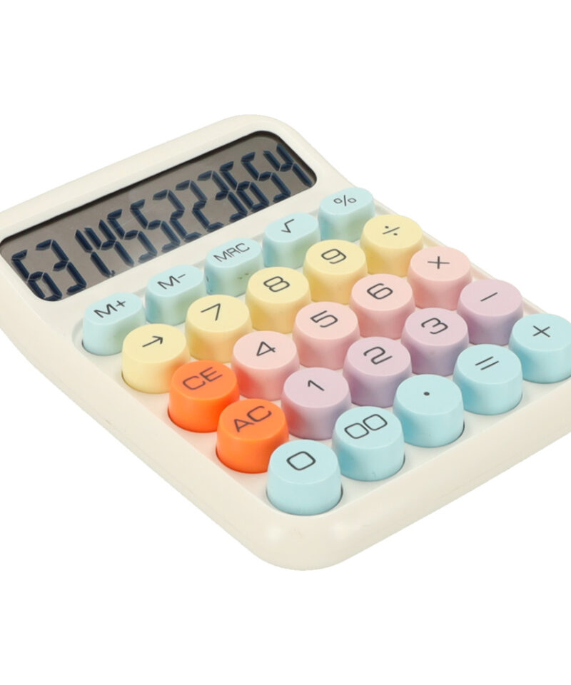 Atraktiivne kalkulaator, mis lisab lauale isikupära