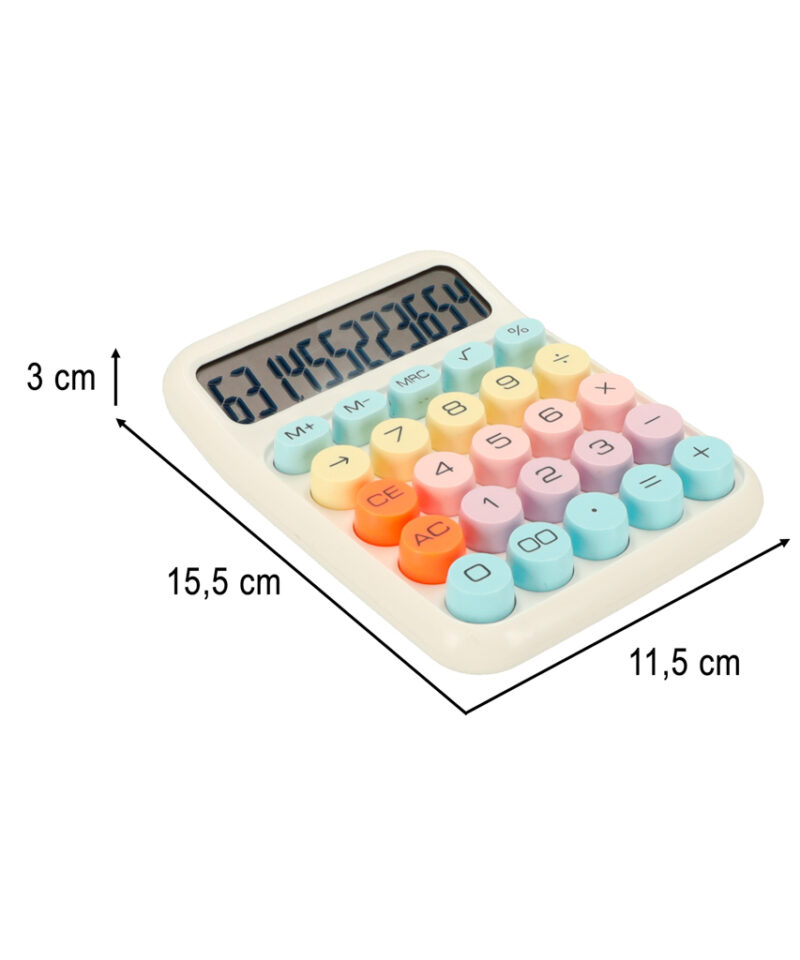 Atraktiivne kalkulaator, mis lisab lauale isikupära