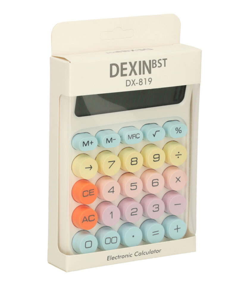 Atraktiivne kalkulaator, mis lisab lauale isikupära