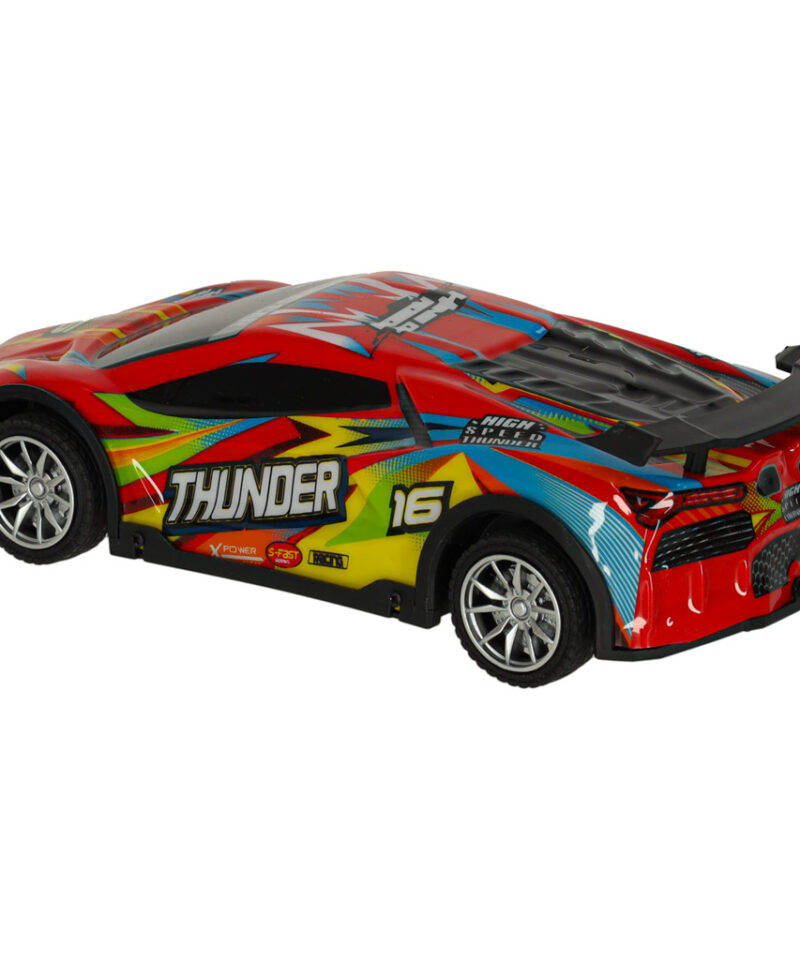 Kaugjuhitav auto valgusefektidega